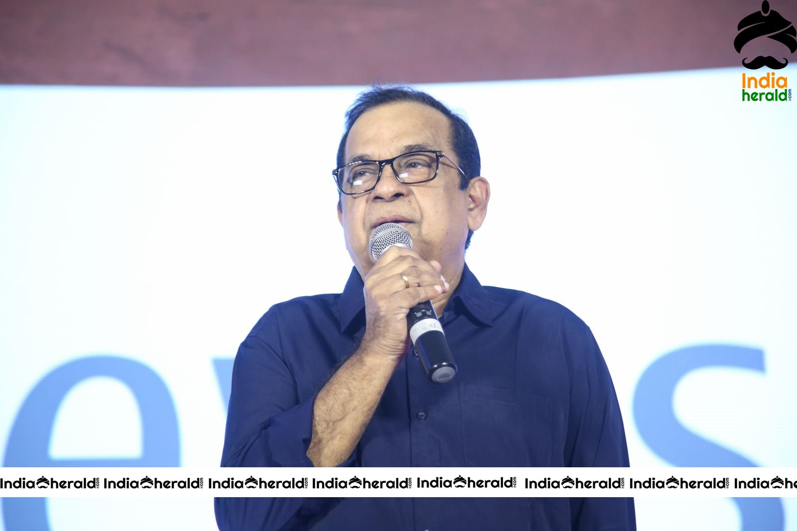 Comedy Actor Brahmanandam Stills from Gaddala Konda Ganesh Success Meet Set 1