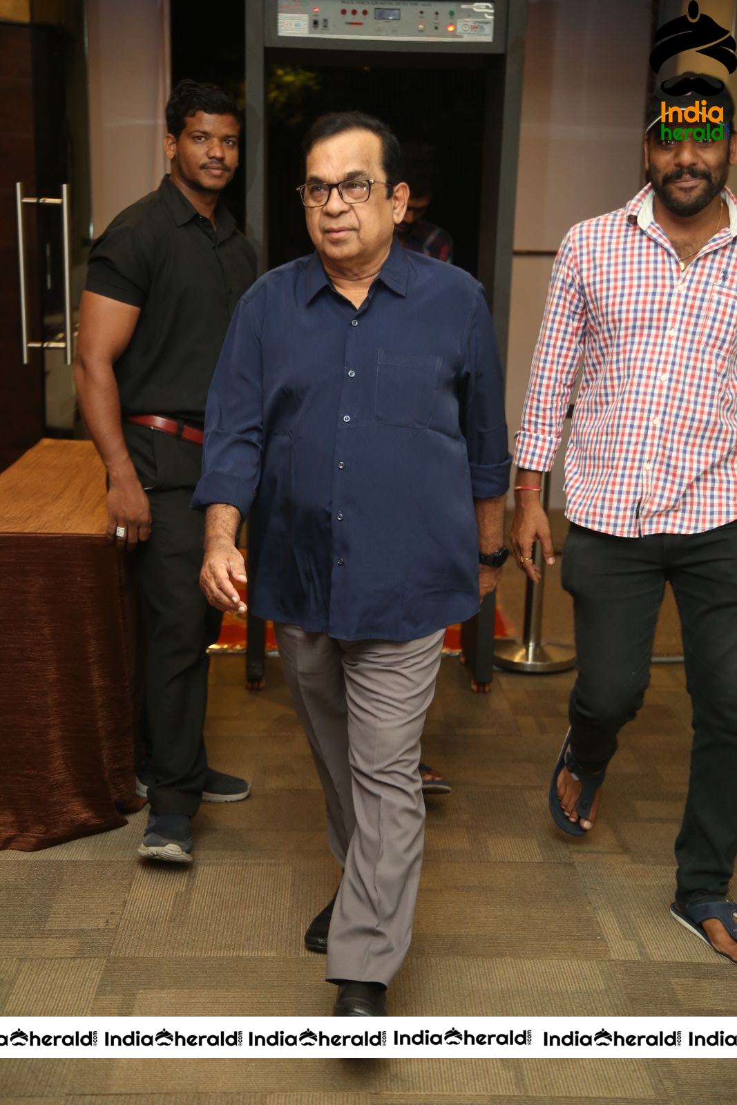 Comedy Actor Brahmanandam Stills from Gaddala Konda Ganesh Success Meet Set 1