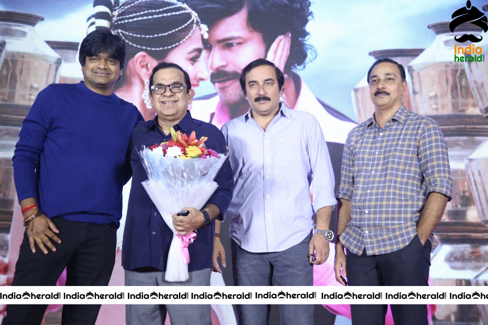 Comedy Actor Brahmanandam Stills from Gaddala Konda Ganesh Success Meet Set 1