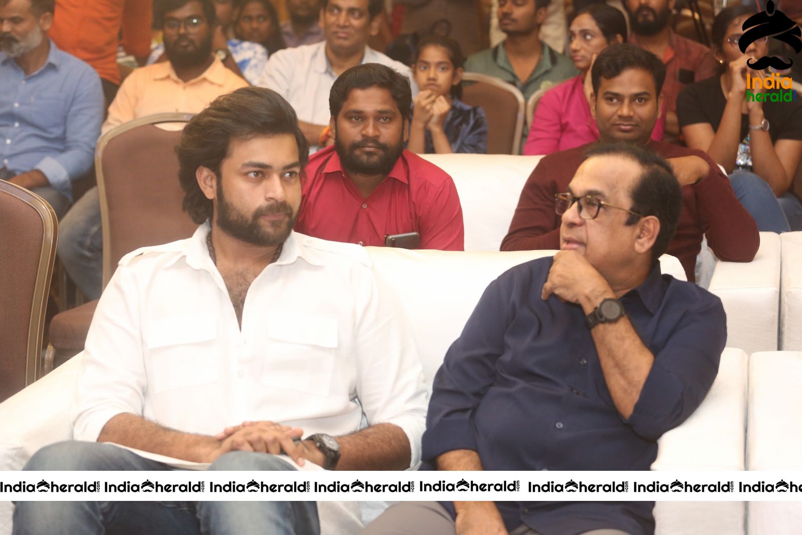 Comedy Actor Brahmanandam Stills from Gaddala Konda Ganesh Success Meet Set 2