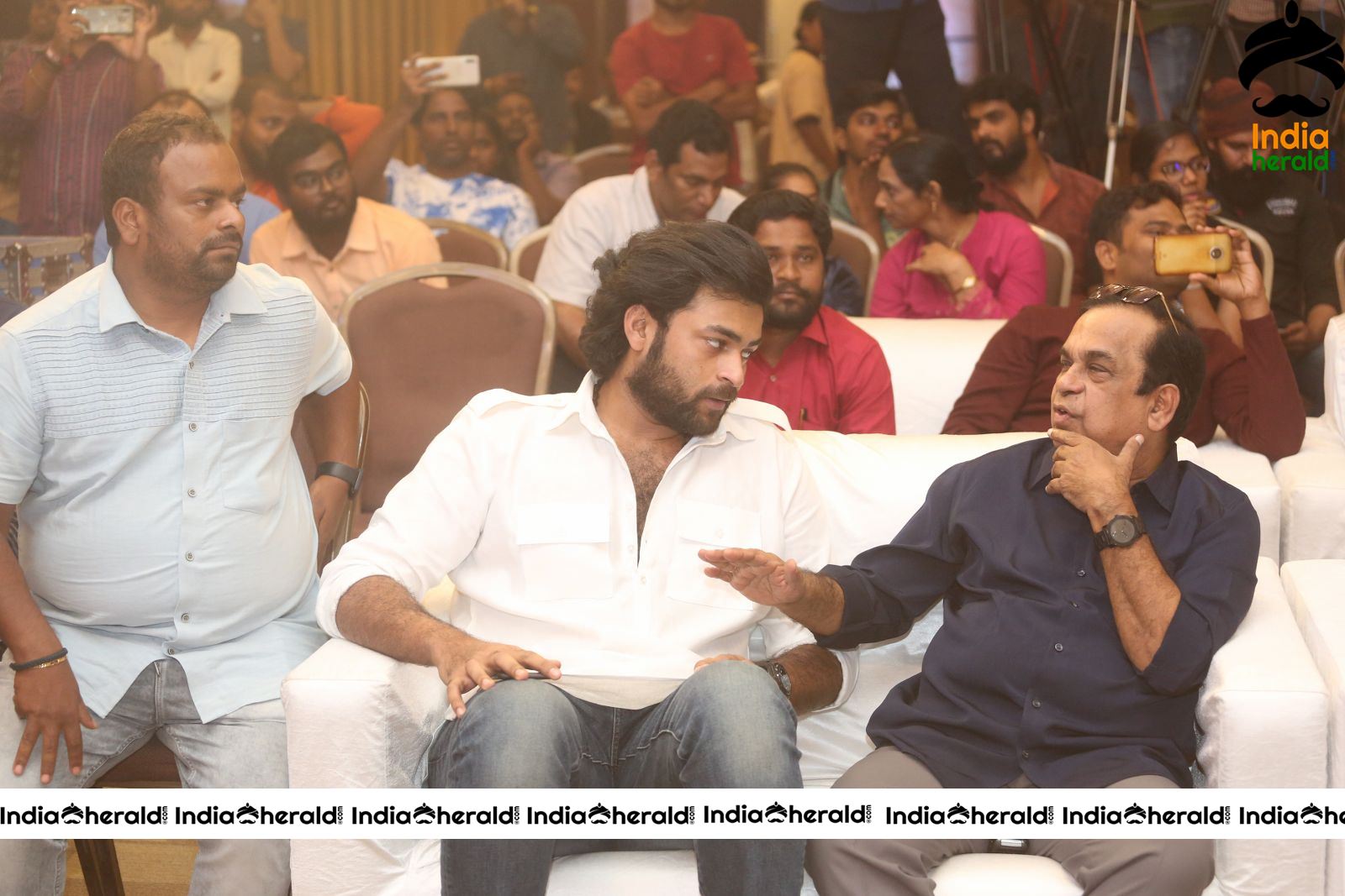 Comedy Actor Brahmanandam Stills from Gaddala Konda Ganesh Success Meet Set 2