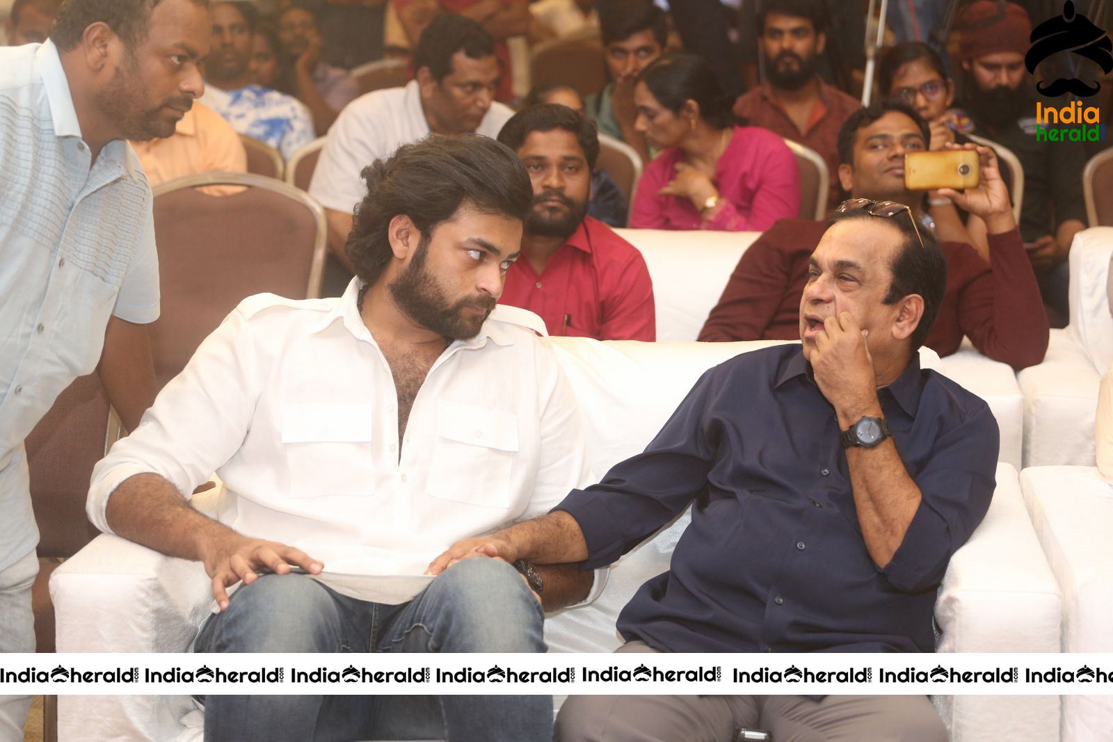 Comedy Actor Brahmanandam Stills from Gaddala Konda Ganesh Success Meet Set 2