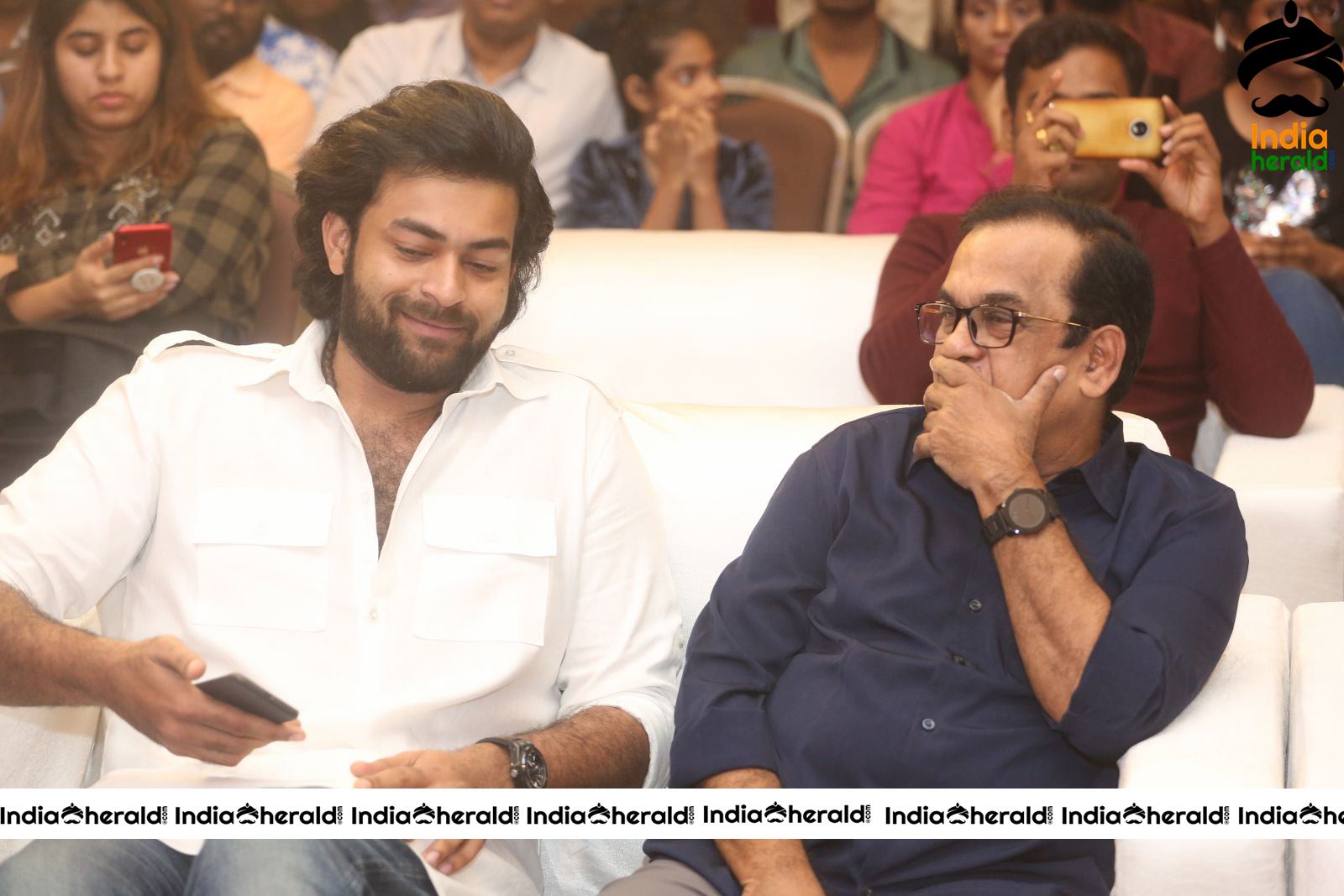 Comedy Actor Brahmanandam Stills from Gaddala Konda Ganesh Success Meet Set 2