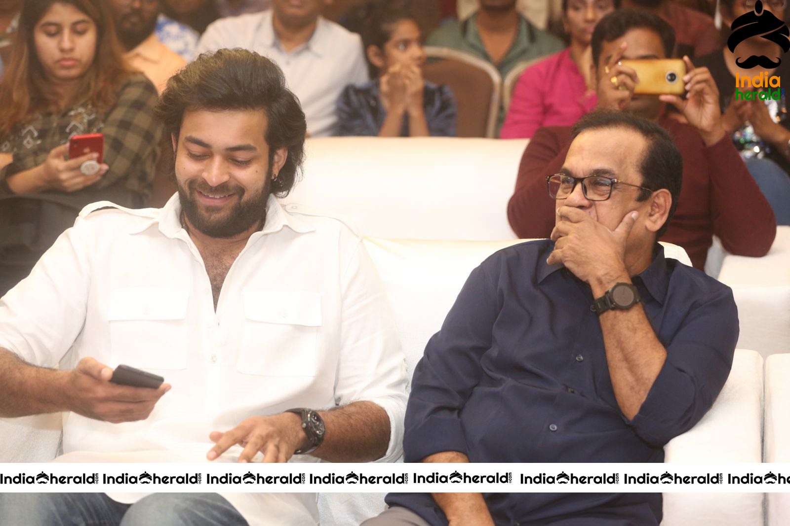 Comedy Actor Brahmanandam Stills from Gaddala Konda Ganesh Success Meet Set 2