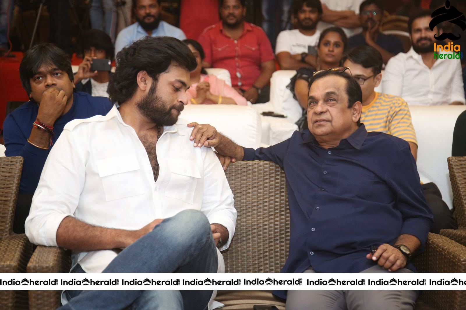 Comedy Actor Brahmanandam Stills from Gaddala Konda Ganesh Success Meet Set 3