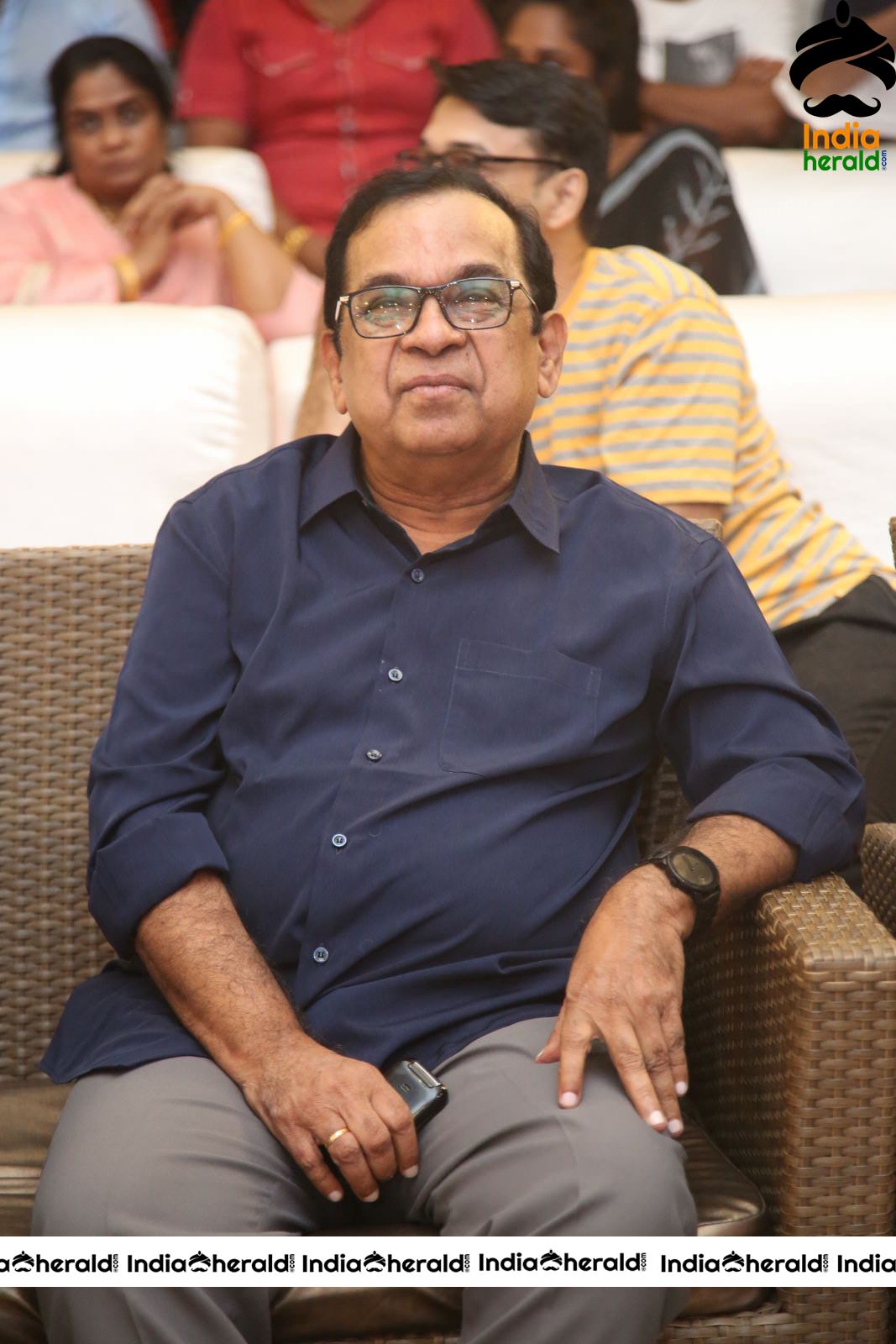 Comedy Actor Brahmanandam Stills from Gaddala Konda Ganesh Success Meet Set 3