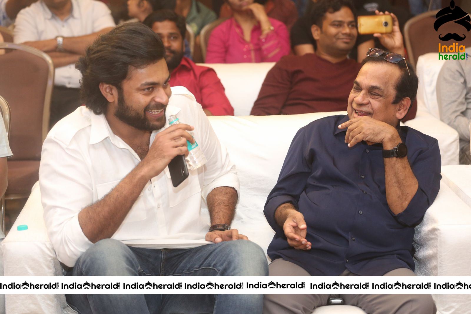 Comedy Actor Brahmanandam Stills from Gaddala Konda Ganesh Success Meet Set 3