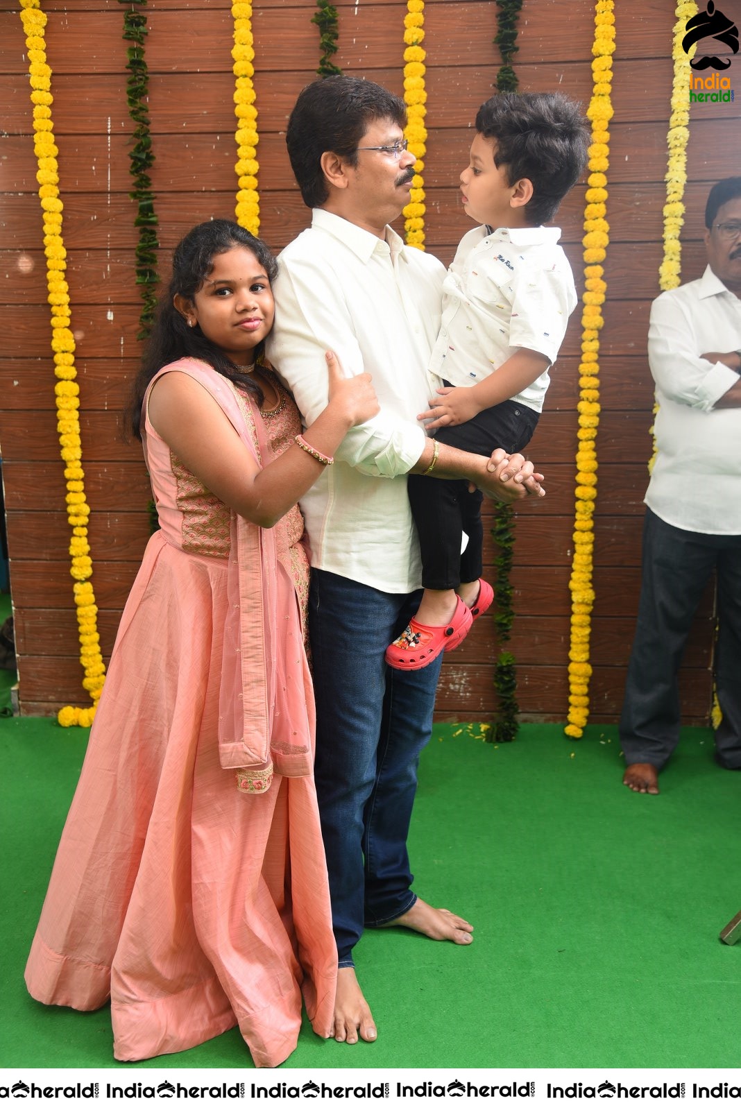 Director Boyapati Srinu Photos with his Kids