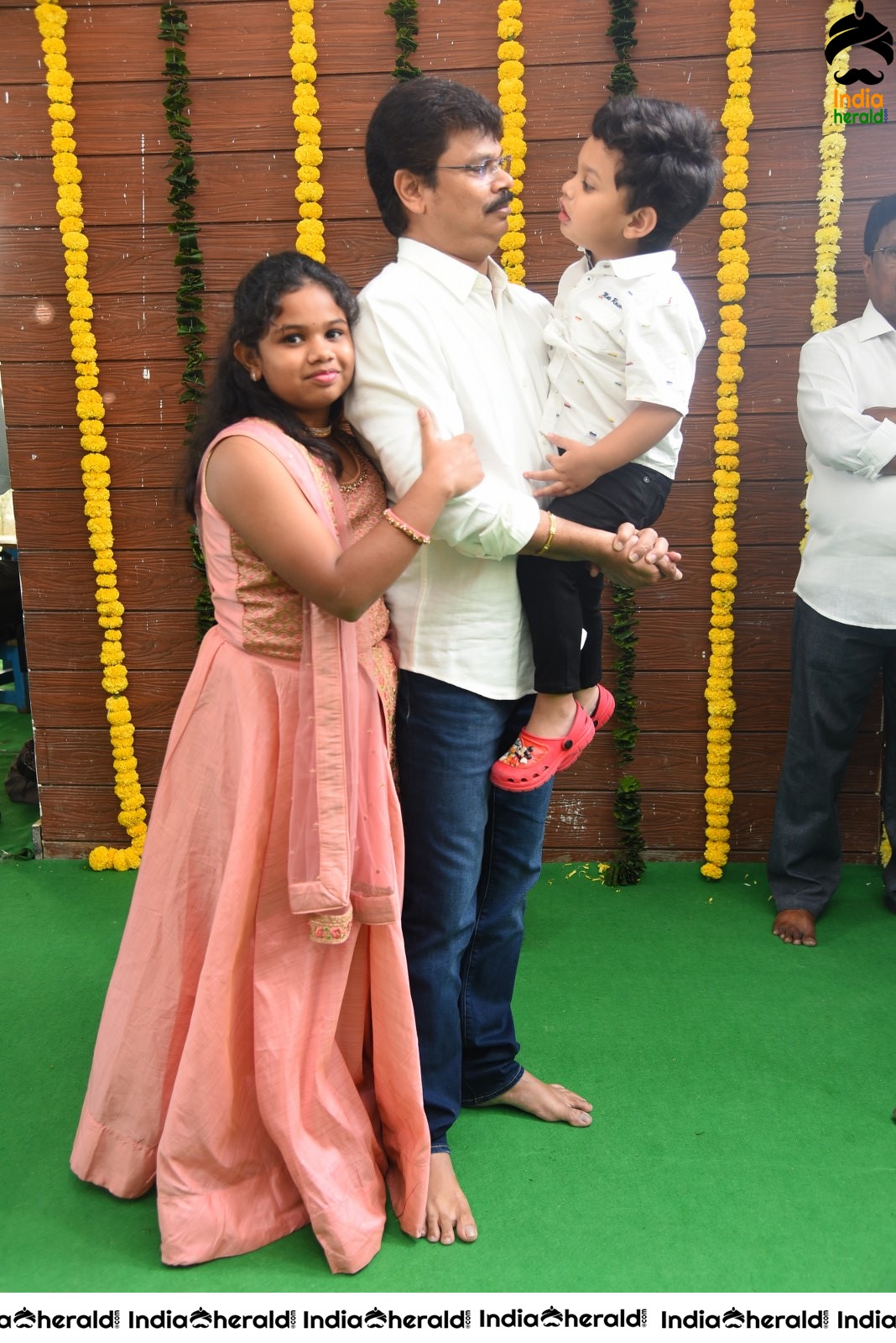 Director Boyapati Srinu Photos with his Kids