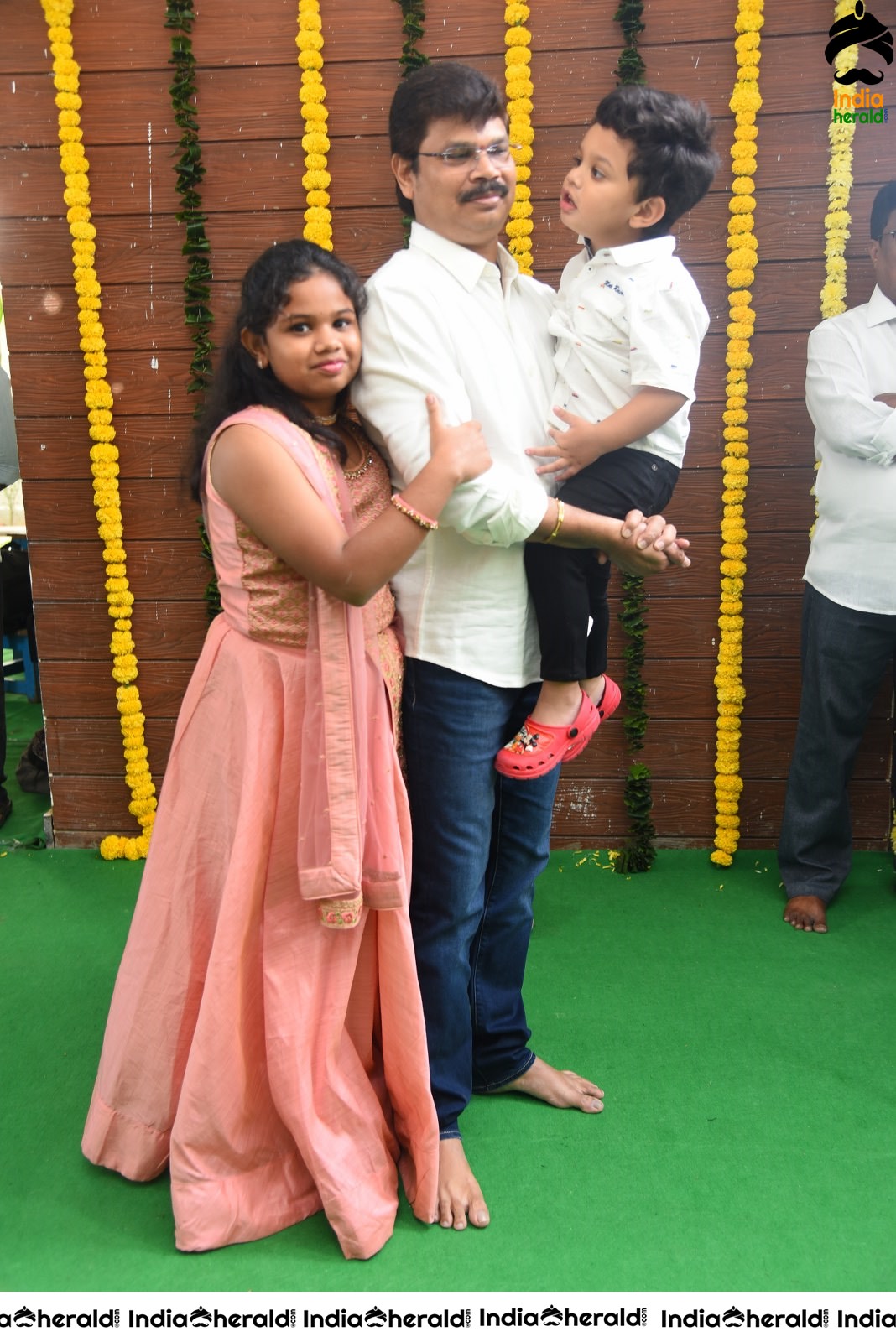 Director Boyapati Srinu Photos with his Kids