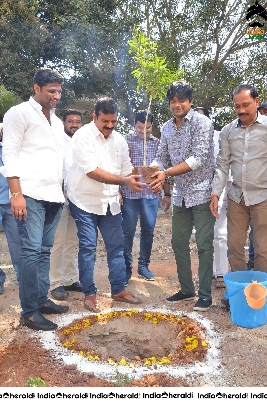 Director Harish Shankar along with MLA Kranthi participated in Haritha Haram Program Set 1