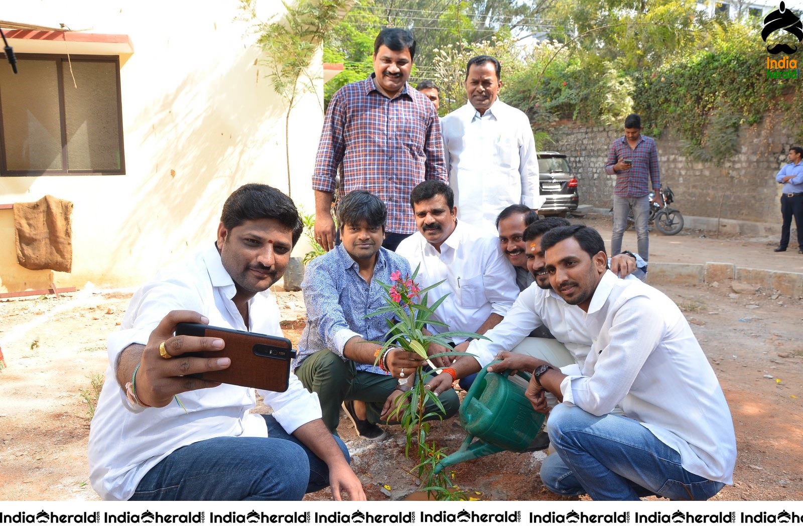 Director Harish Shankar along with MLA Kranthi participated in Haritha Haram Program Set 2