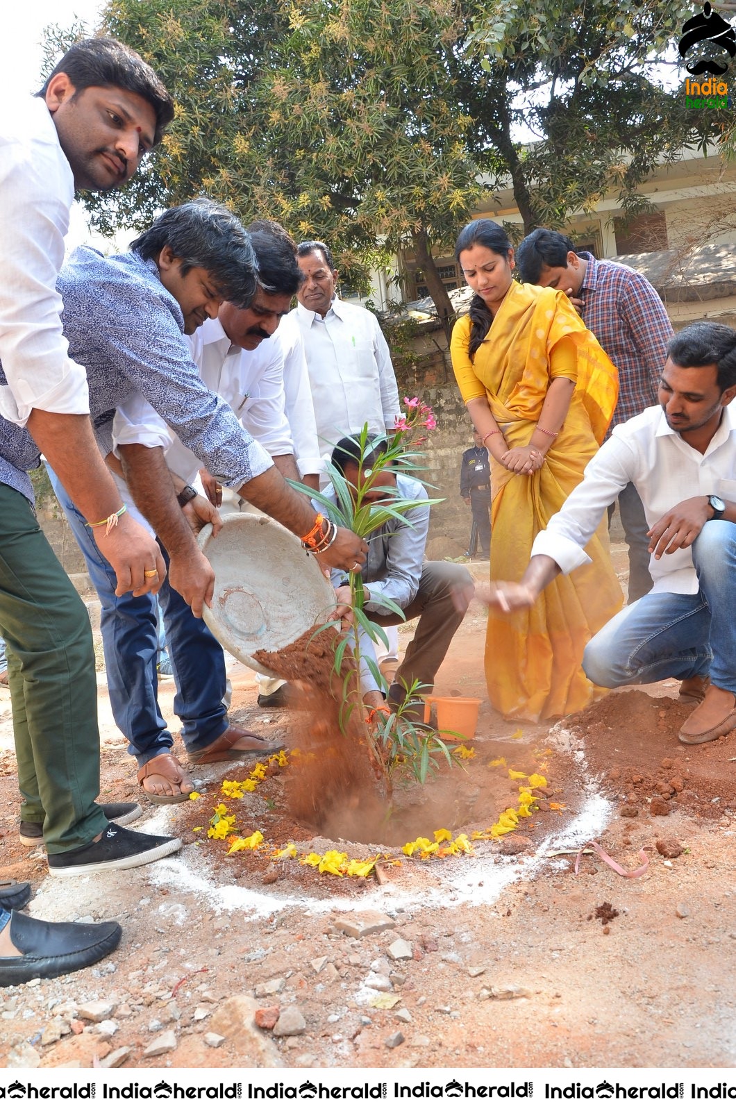 Director Harish Shankar along with MLA Kranthi participated in Haritha Haram Program Set 2