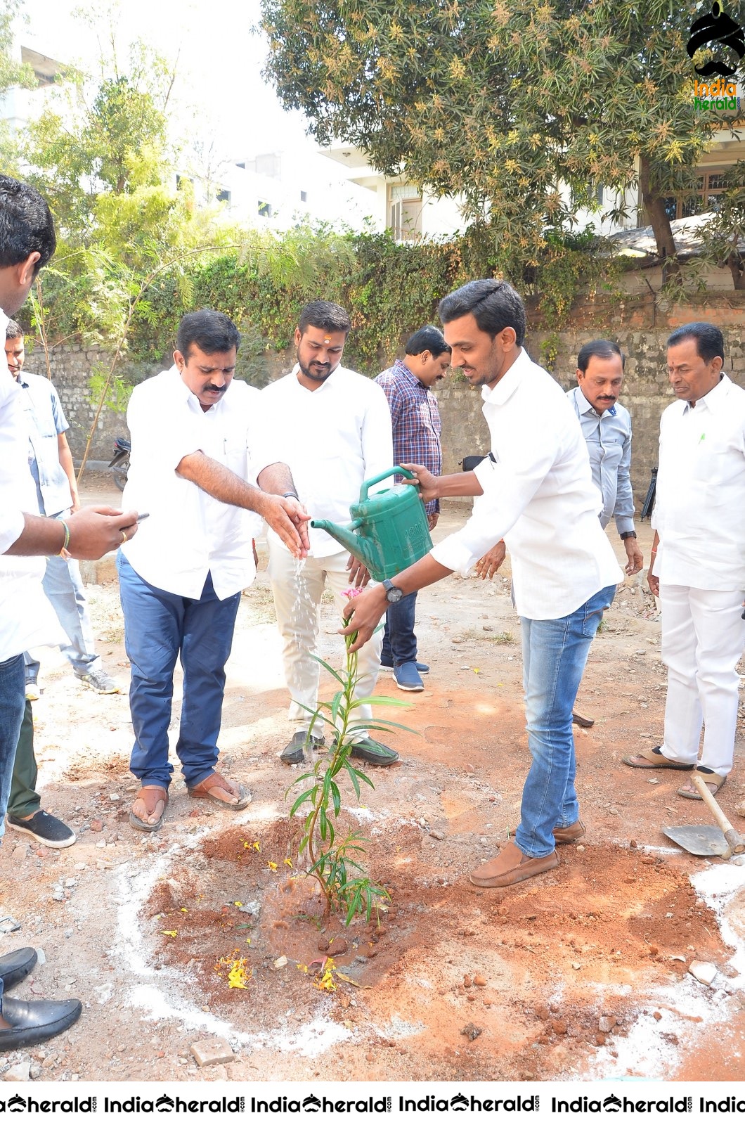 Director Harish Shankar along with MLA Kranthi participated in Haritha Haram Program Set 2