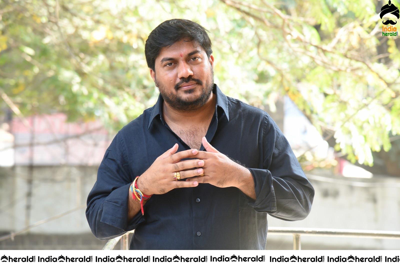 Director Krishna Vijay Latest Photos in Black costume