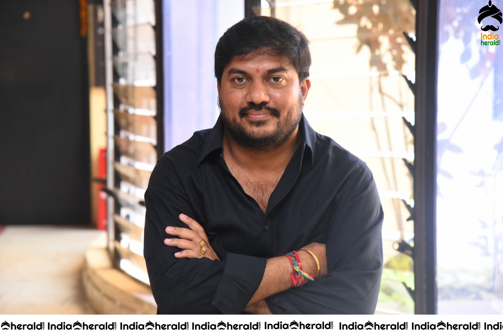 Director Krishna Vijay Latest Photos in Black costume