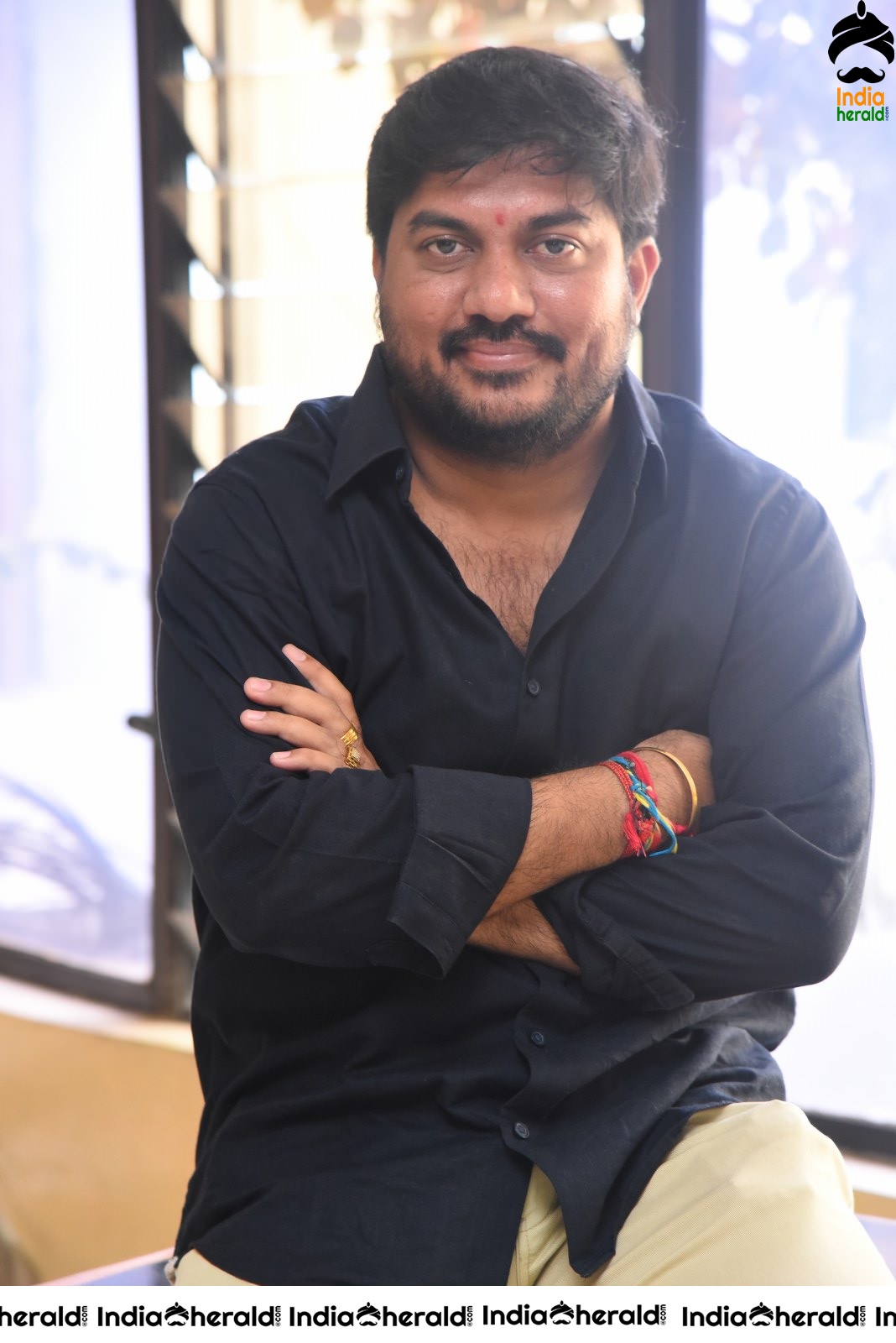 Director Krishna Vijay Latest Photos in Black costume