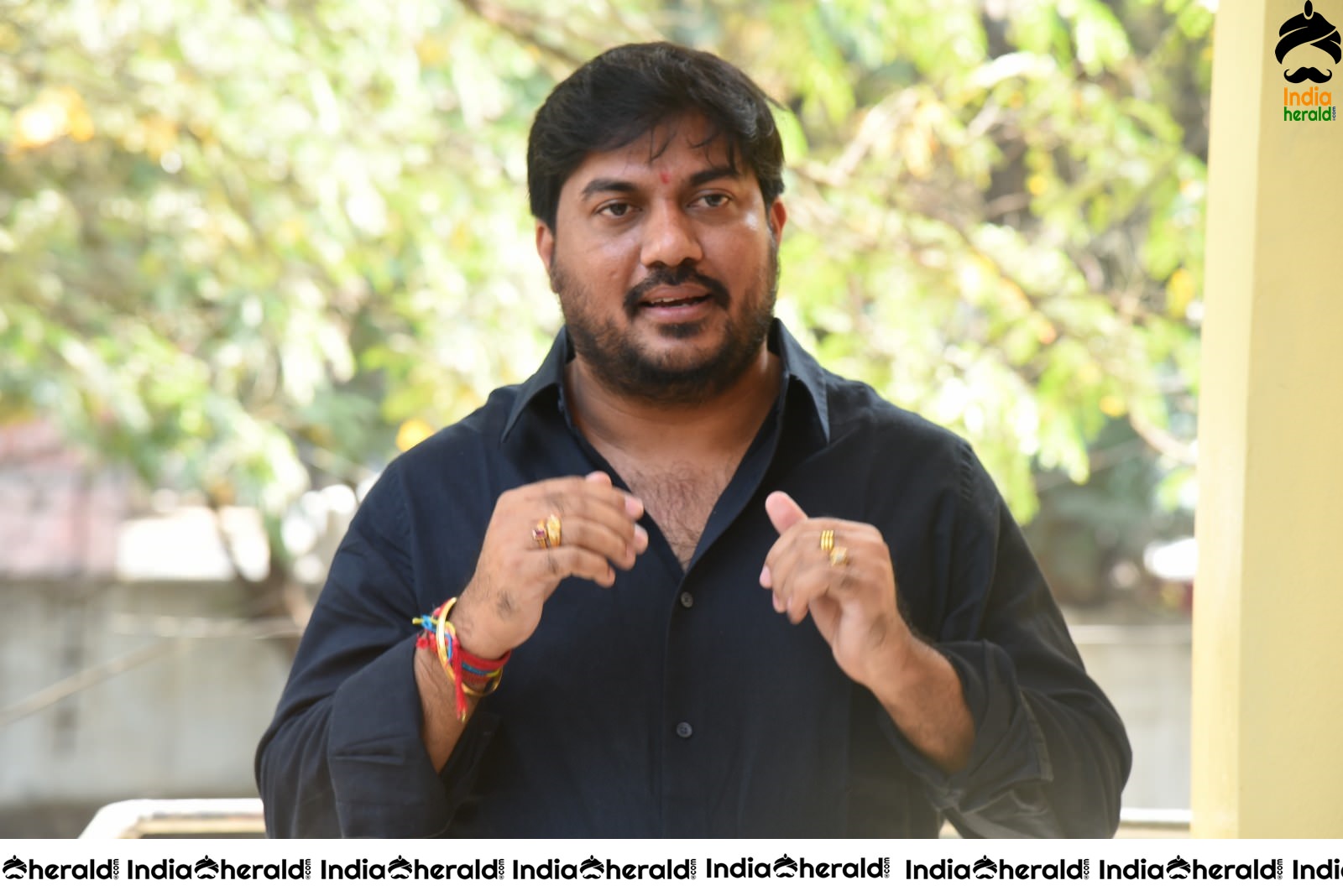 Director Krishna Vijay Latest Photos in Black costume