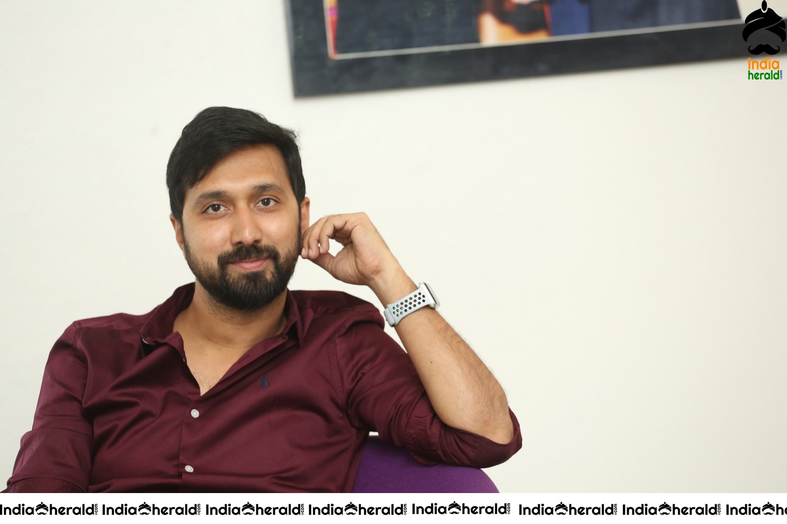 Director KS Ravindra aka Bobby Photos while he Opens on his next venture