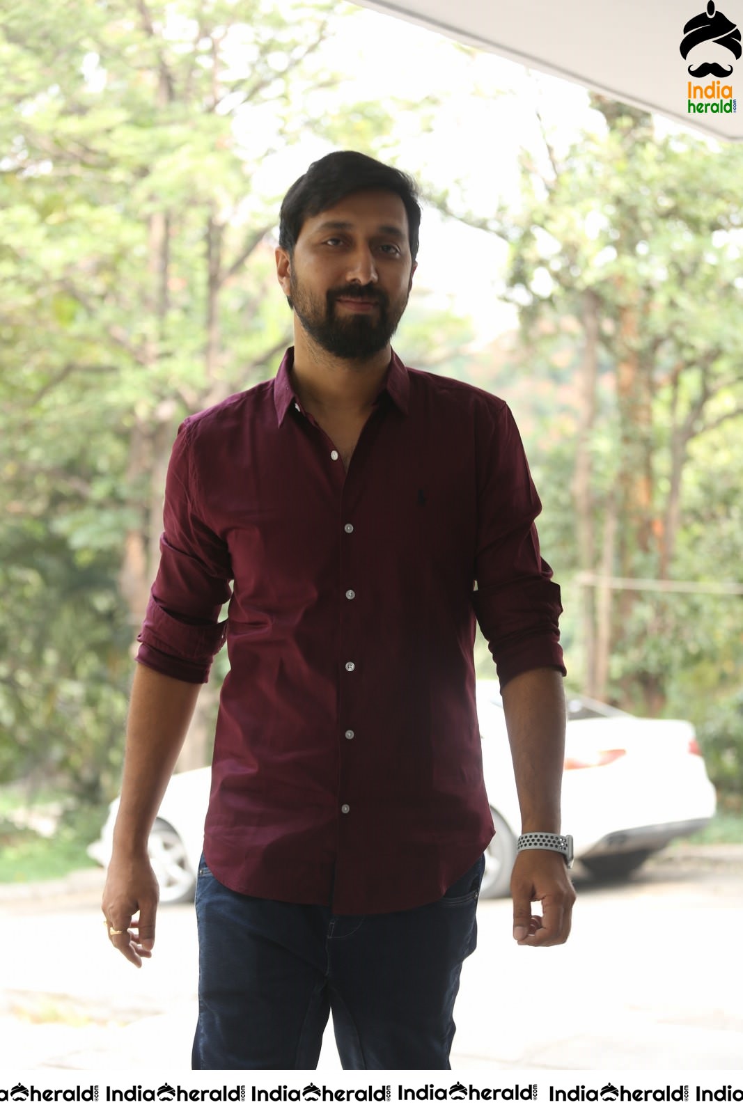 Director KS Ravindra aka Bobby Photos while he Opens on his next venture