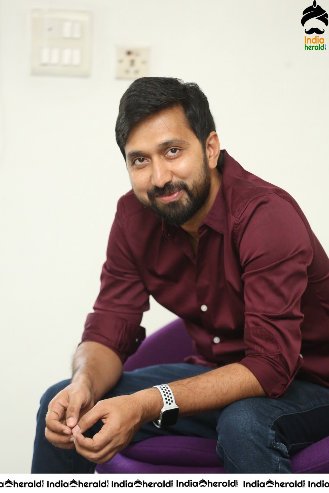 Director KS Ravindra aka Bobby Photos while he Opens on his next venture