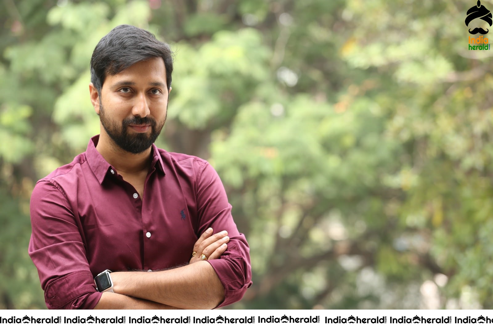 Director KS Ravindra aka Bobby Photos while he Opens on his next venture