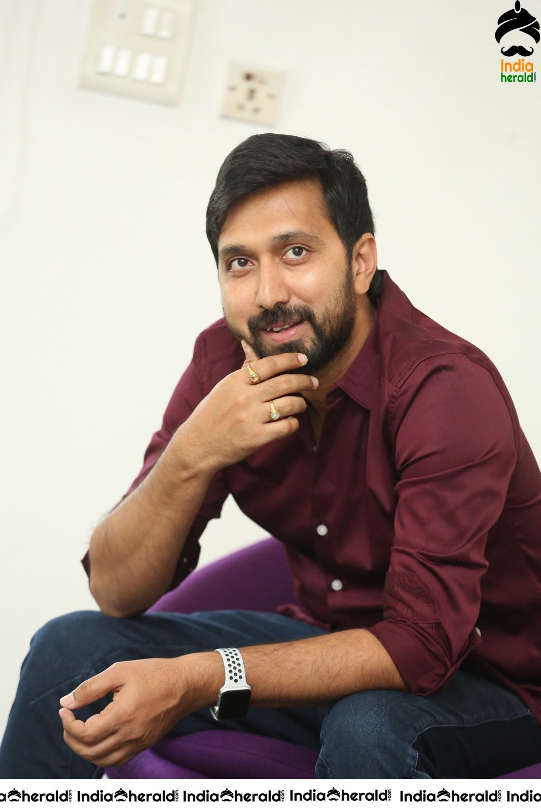 Director KS Ravindra aka Bobby Photos while he Opens on his next venture