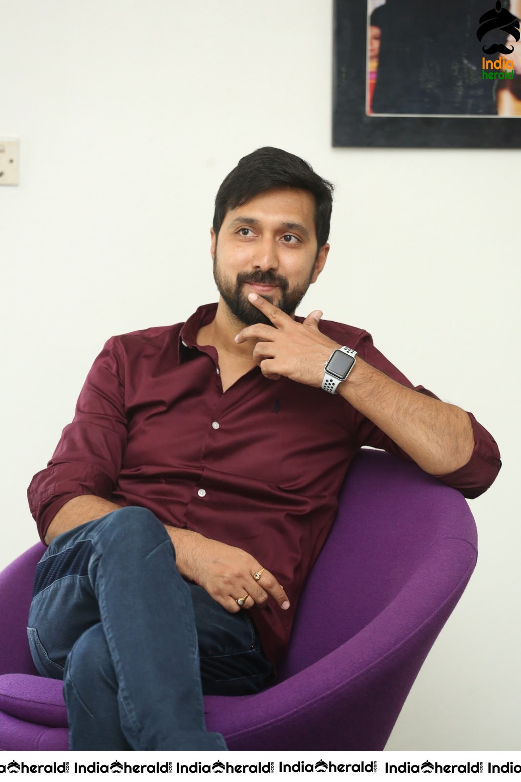 Director KS Ravindra aka Bobby Photos while he Opens on his next venture