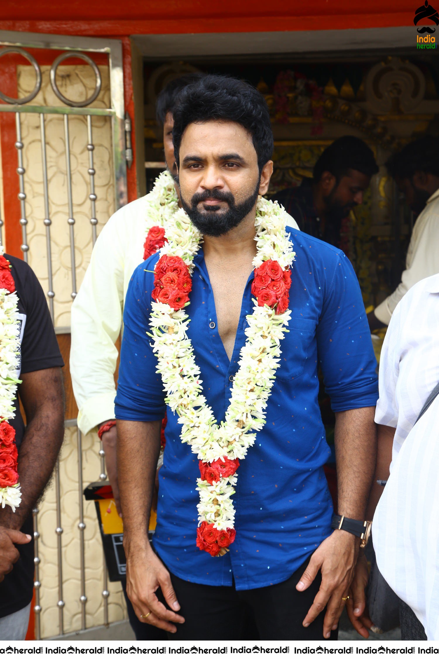 Director Newton Prabhu debut Tamil movie Pooja Stills at Chennai