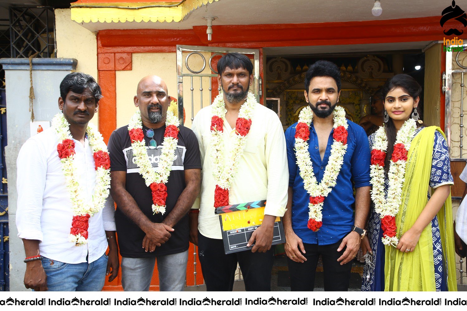 Director Newton Prabhu debut Tamil movie Pooja Stills at Chennai