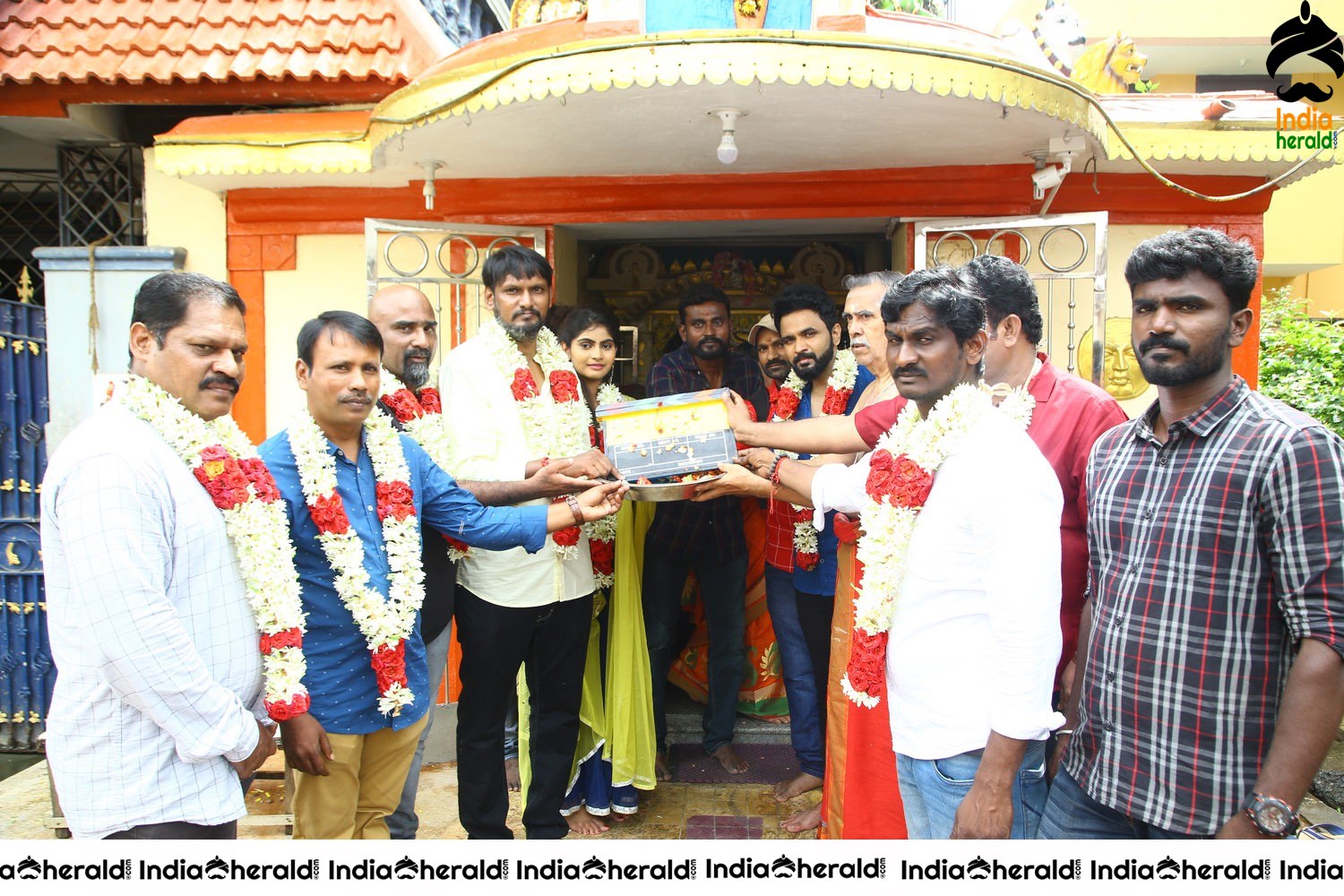 Director Newton Prabhu debut Tamil movie Pooja Stills at Chennai