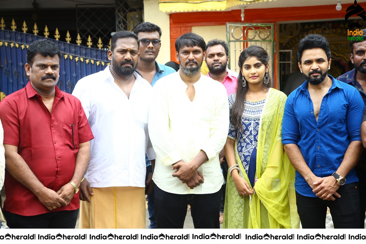 Director Newton Prabhu debut Tamil movie Pooja Stills at Chennai