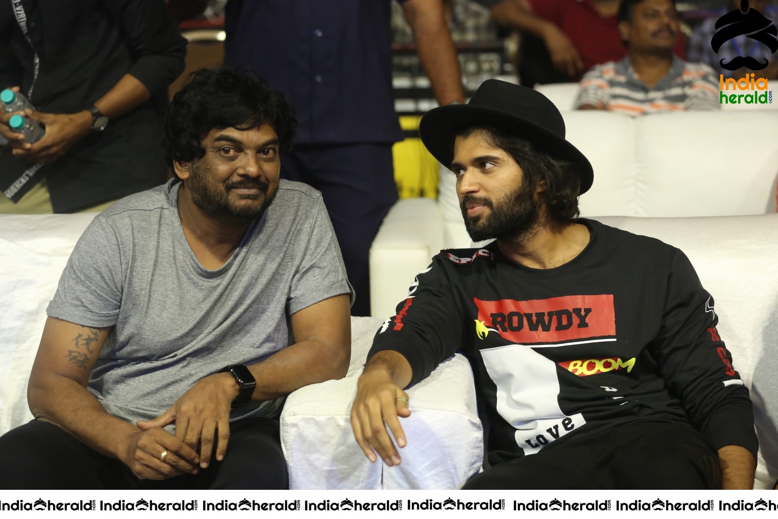 Director Puri Jagannadh with Vijay Deverakonda