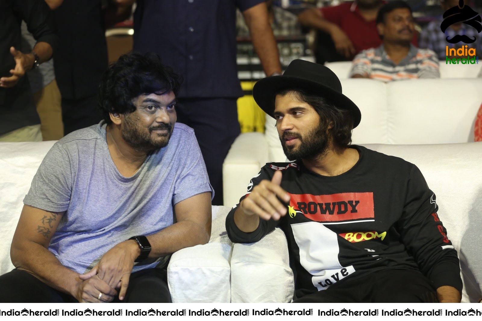 Director Puri Jagannadh with Vijay Deverakonda