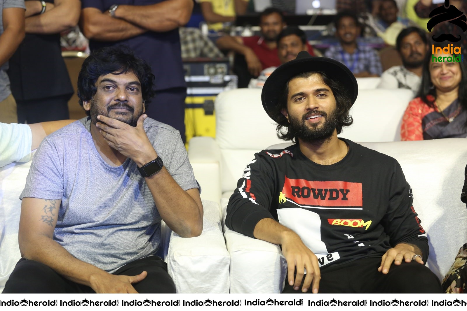 Director Puri Jagannadh with Vijay Deverakonda