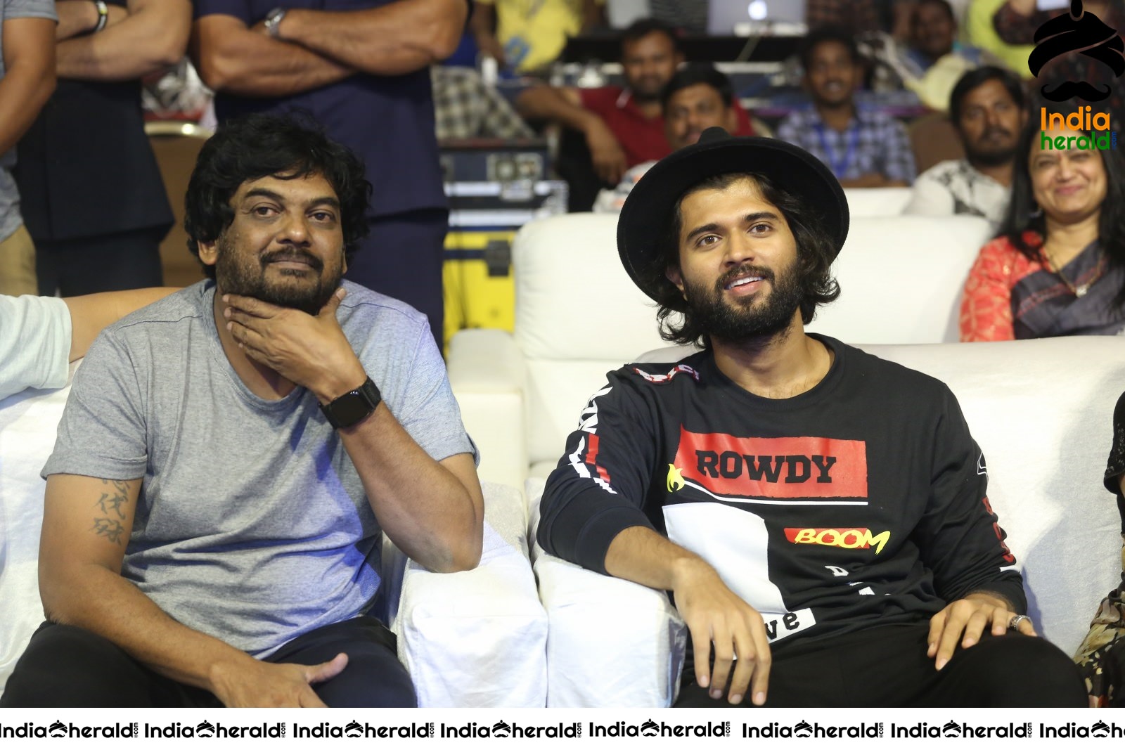 Director Puri Jagannadh with Vijay Deverakonda