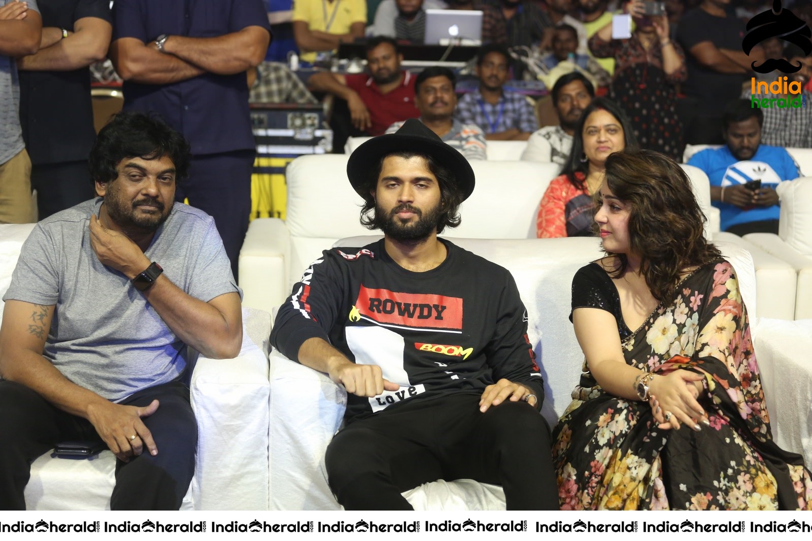 Director Puri Jagannadh with Vijay Deverakonda