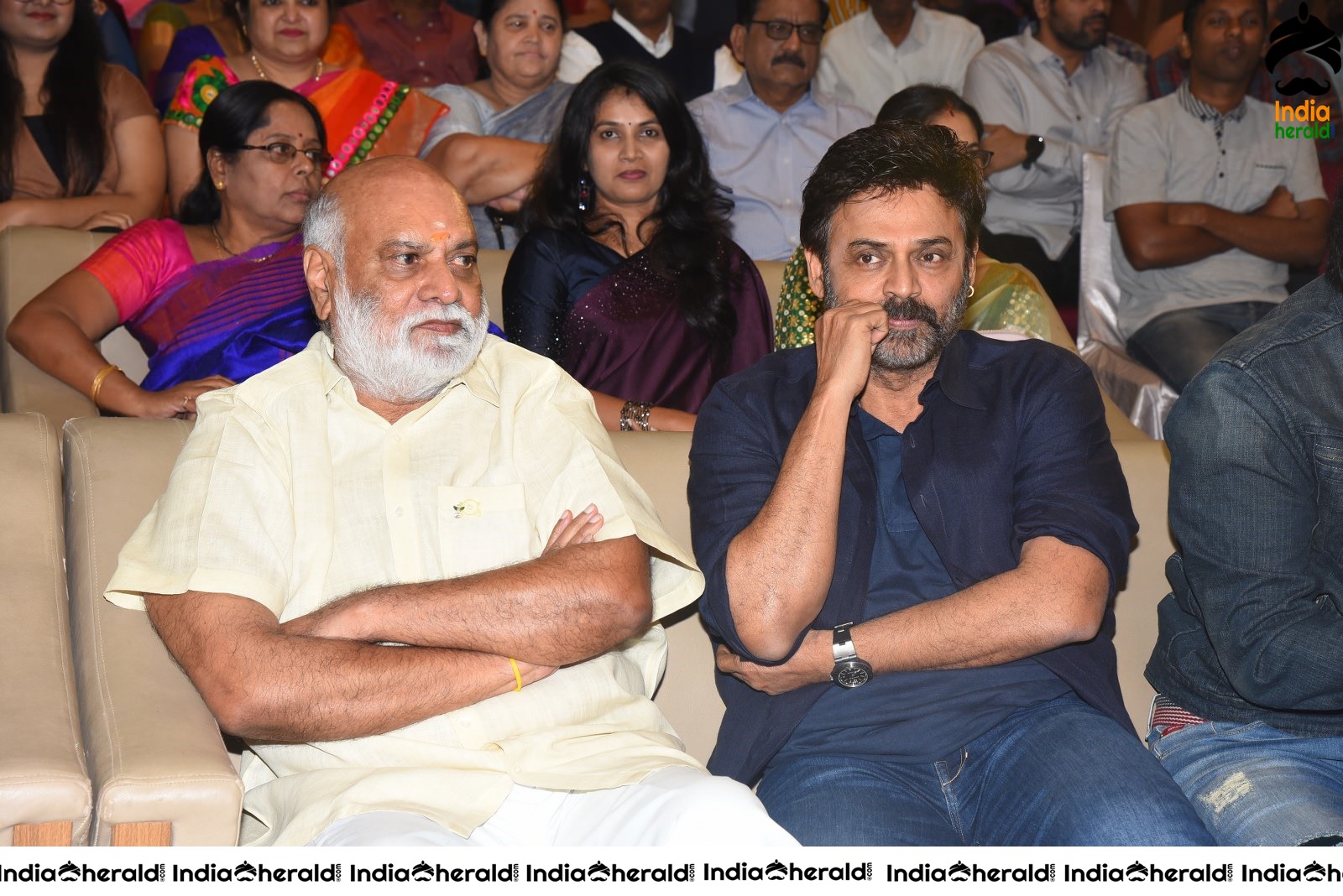 Director Raghavendra Rao and Actor Victory Venkatesh Spotted Together Set 1