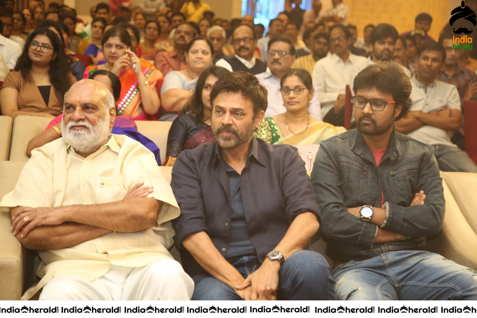 Director Raghavendra Rao and Actor Victory Venkatesh Spotted Together Set 1