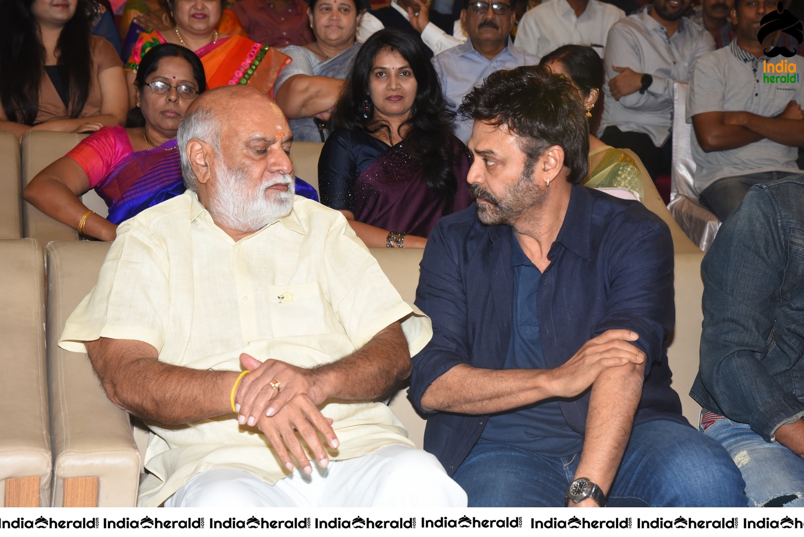 Director Raghavendra Rao and Actor Victory Venkatesh Spotted Together Set 1