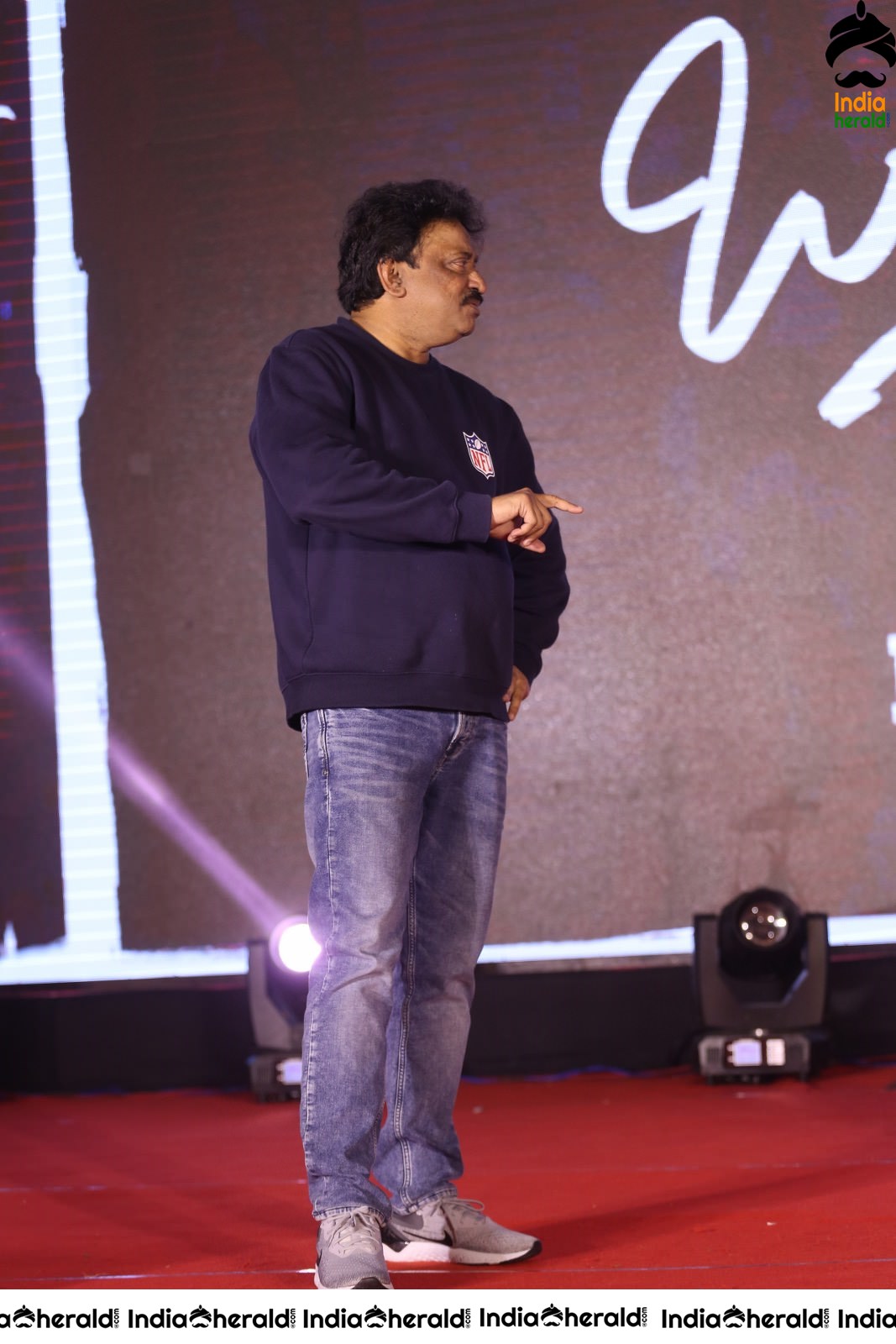 Director Ram Gopal Varma Funny Dance On the Stage Set 1