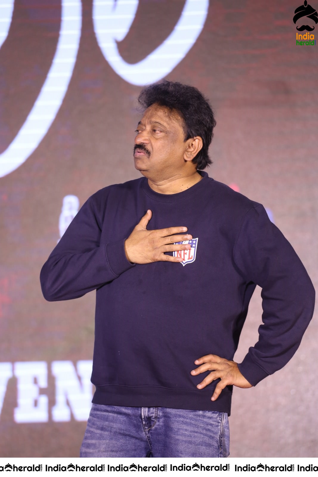 Director Ram Gopal Varma Funny Dance On the Stage Set 1