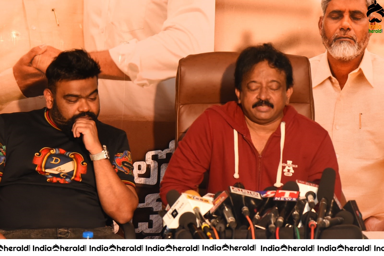 Director Ram Gopal Varma Stills during a Press Meet