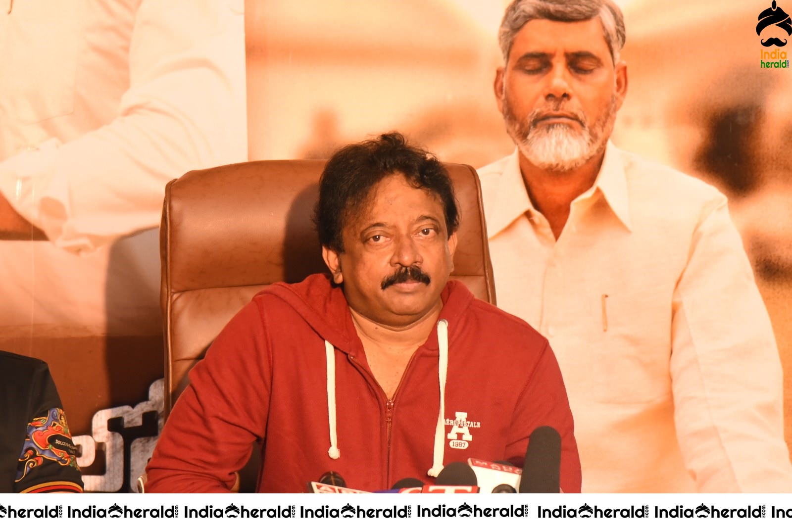 Director Ram Gopal Varma Stills during a Press Meet