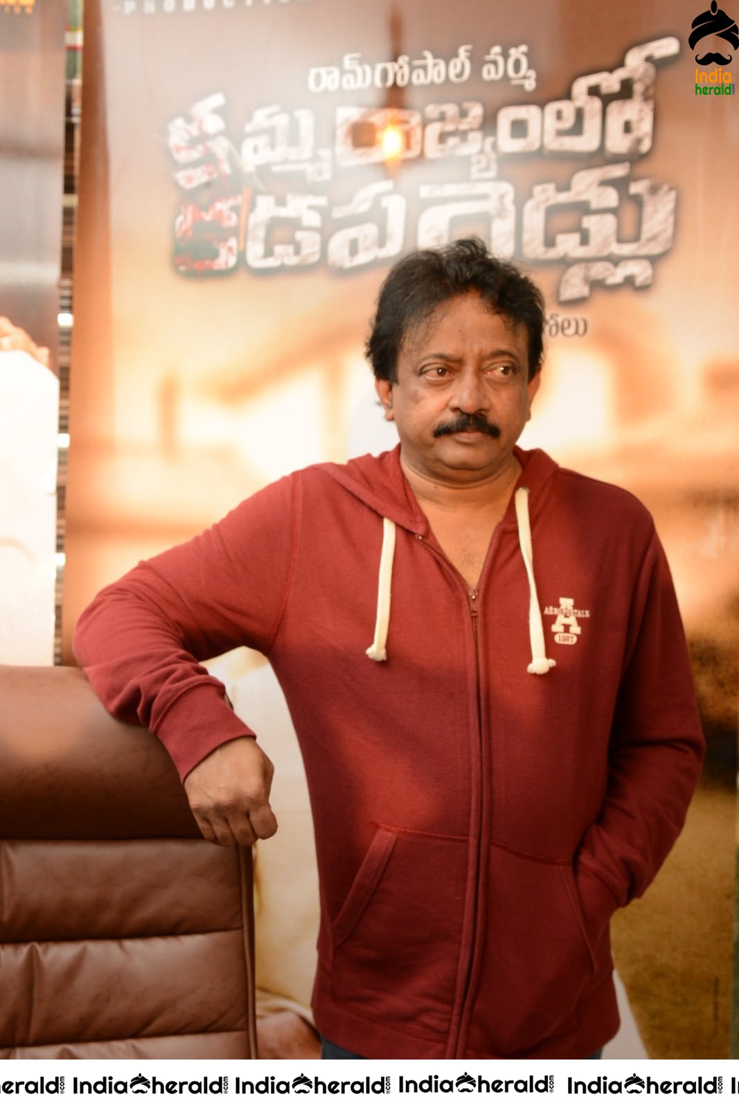 Director Ram Gopal Varma Stills during a Press Meet