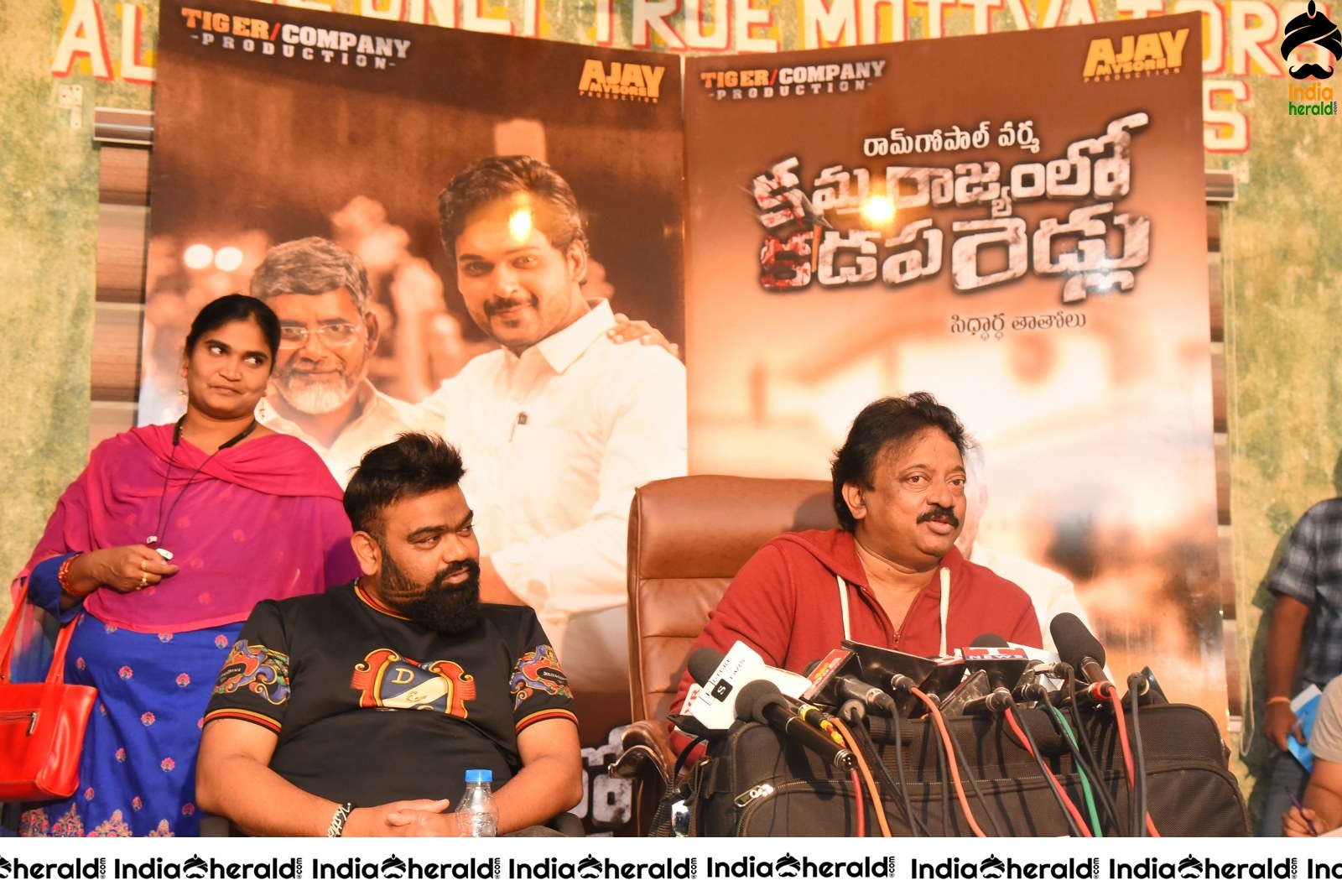 Director Ram Gopal Varma Stills during a Press Meet