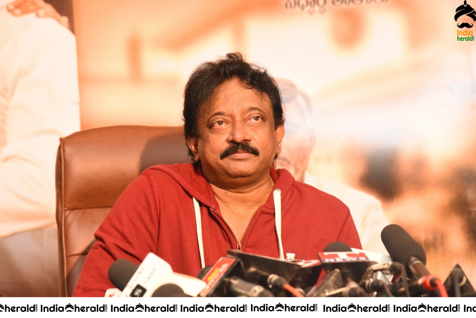 Director Ram Gopal Varma Stills during a Press Meet