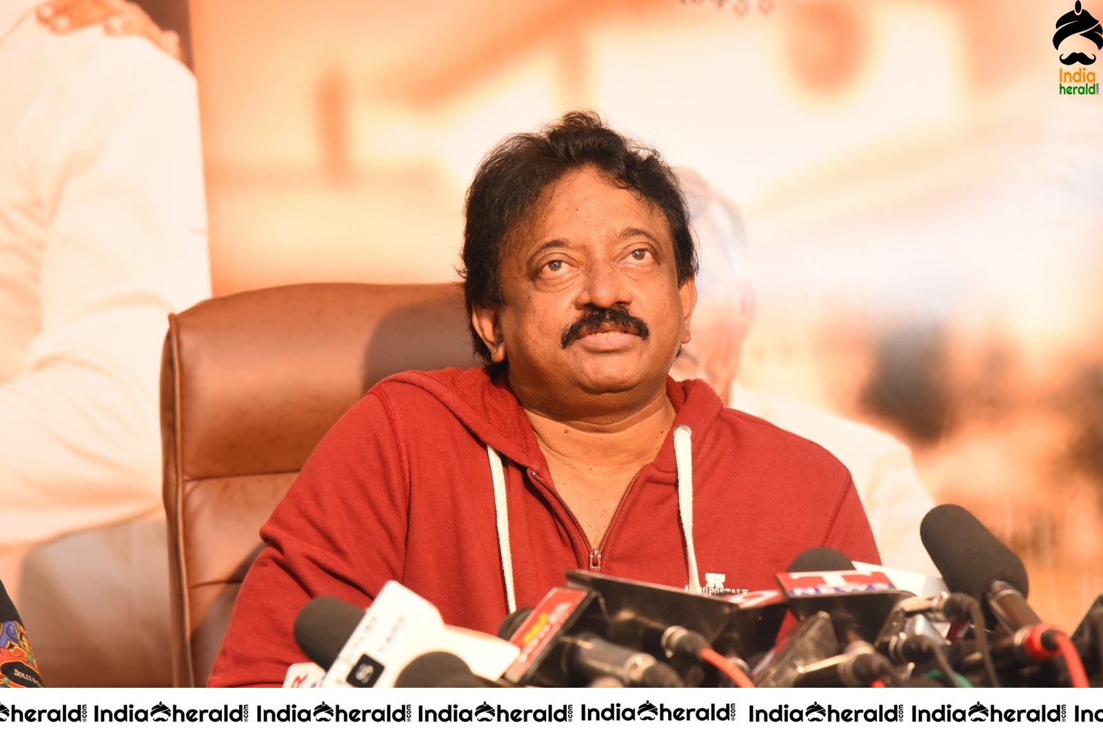 Director Ram Gopal Varma Stills during a Press Meet