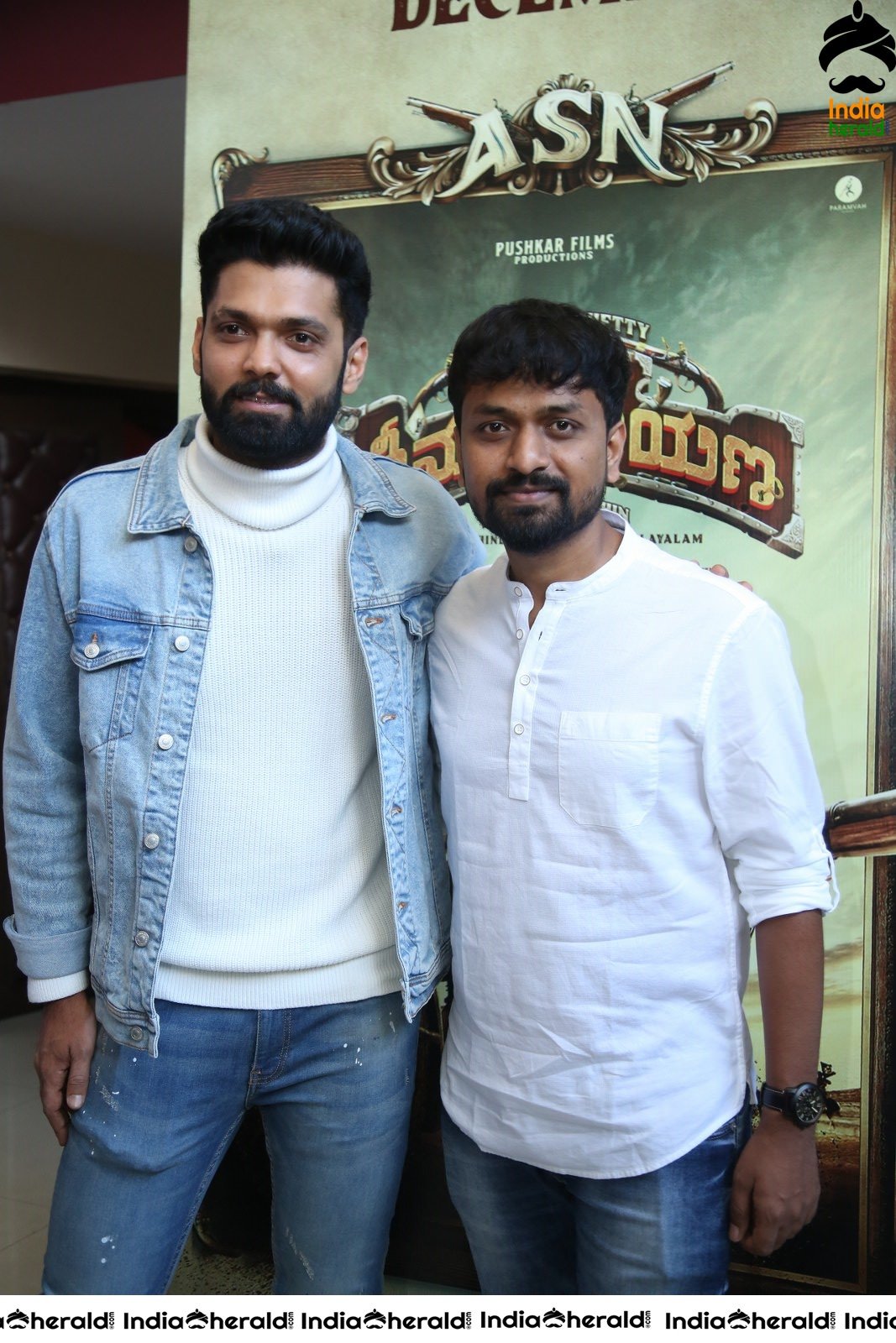 Director Sachin and Actor Rakshit Shetty spotted together