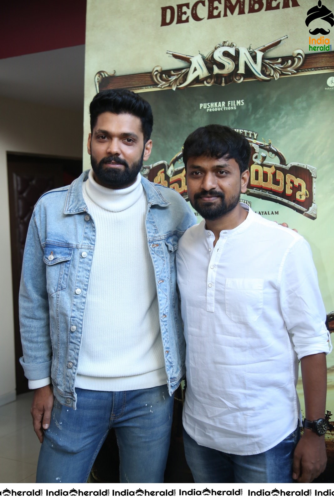 Director Sachin and Actor Rakshit Shetty spotted together